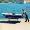 imageVEVOR Watercraft PWC Dolly 1000 lbs Load Capacity Jet Ski Stand PWC Cart for Moving Watercraft Adjustable Bunks with 4 Casters ampamp 2 Brakes HeavyDuty Jet Ski Cart for Kayaks Jet Skis Speedboats