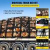 imageVEVOR Waterproof Cargo Net 72 in x 57 in Heavy Duty Truck Cargo NetWLL 700lbs 4 Adjustable Straps with Carabiners ampamp SHooks Truck Bed Cover for Trailer Pickup Boat Jeep SUV 475 x 6 ft42 x 55