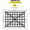 imageVEVOR Waterproof Cargo Net 72 in x 57 in Heavy Duty Truck Cargo NetWLL 700lbs 4 Adjustable Straps with Carabiners ampamp SHooks Truck Bed Cover for Trailer Pickup Boat Jeep SUV 475 x 6 ft42 x 55