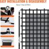 imageVEVOR Waterproof Cargo Net 96 in x 81 in Heavy Duty Truck Cargo NetWLL 700lbs 4 Adjustable Straps with Carabiners ampamp SHooks Truck Bed Cover for Trailer Pickup Boat Jeep SUV 675 x 8Polyester