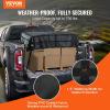 imageVEVOR Waterproof Cargo Net 96 in x 81 in Heavy Duty Truck Cargo NetWLL 700lbs 4 Adjustable Straps with Carabiners ampamp SHooks Truck Bed Cover for Trailer Pickup Boat Jeep SUV 675 x 8Waterproof