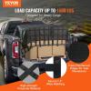 imageVEVOR Waterproof Cargo Net 96 in x 81 in Heavy Duty Truck Cargo NetWLL 700lbs 4 Adjustable Straps with Carabiners ampamp SHooks Truck Bed Cover for Trailer Pickup Boat Jeep SUV 675 x 8Polyester