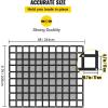 imageVEVOR Waterproof Cargo Net 96 in x 81 in Heavy Duty Truck Cargo NetWLL 700lbs 4 Adjustable Straps with Carabiners ampamp SHooks Truck Bed Cover for Trailer Pickup Boat Jeep SUV 675 x 8PP