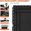 imageVEVOR Waterproof Cargo Net 96 in x 81 in Heavy Duty Truck Cargo NetWLL 700lbs 4 Adjustable Straps with Carabiners ampamp SHooks Truck Bed Cover for Trailer Pickup Boat Jeep SUV 675 x 8Waterproof