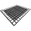 imageVEVOR Waterproof Cargo Net 96 in x 81 in Heavy Duty Truck Cargo NetWLL 700lbs 4 Adjustable Straps with Carabiners ampamp SHooks Truck Bed Cover for Trailer Pickup Boat Jeep SUV 675 x 8PP