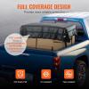 imageVEVOR Waterproof Cargo Net 96 in x 81 in Heavy Duty Truck Cargo NetWLL 700lbs 4 Adjustable Straps with Carabiners ampamp SHooks Truck Bed Cover for Trailer Pickup Boat Jeep SUV 675 x 8Waterproof