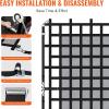imageVEVOR Waterproof Cargo Net 96 in x 81 in Heavy Duty Truck Cargo NetWLL 700lbs 4 Adjustable Straps with Carabiners ampamp SHooks Truck Bed Cover for Trailer Pickup Boat Jeep SUV 675 x 8Polyester