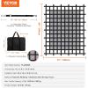imageVEVOR Waterproof Cargo Net 96 in x 81 in Heavy Duty Truck Cargo NetWLL 700lbs 4 Adjustable Straps with Carabiners ampamp SHooks Truck Bed Cover for Trailer Pickup Boat Jeep SUV 675 x 8Polyester
