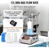 imageVEVOR Weighing Filling Machine 550g Digital Liquid Filling Machine 32Lmin Bottle Filling Machine Peristaltic Pump with Filling Speed Control Function for Perfume Cooking Oil Drink and Wine3015000g