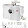 imageVEVOR 500W Macerator Pump 29 GPM Flow 26 ft8 m Head Macerator Sewerage Toilet Pump with 4 Water Inlets Waste Water Disposal Upflush Machine for Toilet Basement Shower Sink Laundry Bathtub1200W