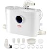 imageVEVOR 500W Macerator Pump 29 GPM Flow 26 ft8 m Head Macerator Sewerage Toilet Pump with 4 Water Inlets Waste Water Disposal Upflush Machine for Toilet Basement Shower Sink Laundry Bathtub900W