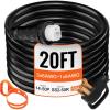 imageVEVOR 50FT 50 Amp Generator Extension Cord STW 45446  45505 125V 250V Generator Power Cord N1450P ampamp SS250R ampamp CS6364 Twist Lock Connectors20 FT