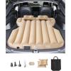 imageVEVOR Car Air Mattress Inflatable Car Camping Mattress Fits Toyota 4runner Jeep Wrangler JK JKU JL JLU 4 Door Flocking Thickened Blow Up Travel Beds Gray 2 Pillowsfit2024 tesla model Y