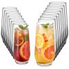 imageVEVOR Drinking Glasses Set 16Piece Crystal Glass Cups Elegant Mixed Glassware Set with 8 Pcs 1826 Oz Highball and 8 Pcs 115 Oz Cocktail Drinkware for Kitchen Beer Smoothie Juice Soda Wine