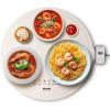 imageVEVOR Electric Warming Tray Food Warming Mat for Buffet Rollable ampamp Portable Silicone Food Warmer with 4 Adjustable Temperature Settings Auto ShutOff ampamp Child Lock Perfect for Parties Catering2362057