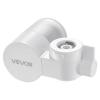 imageVEVOR Faucet Mount Water Filter Horizontal Water Purifier for Sink Tap Carbon Fiber Filters Removes Chlorine Lead with 1 Filter Fits Most Kitchen or Bathroom Faucets White
