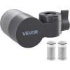 imageVEVOR Faucet Mount Water Filter Horizontal Water Purifier for Sink Tap NSF Certified Carbon Fiber Filter Removes Chlorine Lead with 3 Filters Fits Most Kitchen or Bathroom Faucets Gray