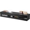 imageVEVOR Floating TV Stand 71 in Wall Mount Entertainment Center with Power Outlet ampamp LED Lights Modern Floating TV Shelf with Semi Door Storage Cabinet for DVD Player Cable Box Game Console BlackBlack