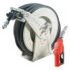 imageVEVOR Fuel Hose Reel 1quot x 50 Extra Long Retractable Diesel Hose Reel HeavyDuty Carbon Steel Construction with Automatic Fuel Nozzle NBR Rubber Hose for Aircraft Ship Vehicle Tank Truck 300 PSIDiesel