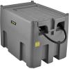 imageVEVOR Portable Diesel Tank 116 Gallon Capacity ampamp 10 GPM Flow Rate Fuel Tank with 12V Electric Transfer Pump and 131ft Rubber Hose PE Diesel Transfer for Easy Fuel Transportation GrayRed1
