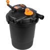 imageVEVOR Pressurized Biological Pond Filter Fit Pond Up to 2000 Gallons with 13W UVC Light 1840 GPH Bio Pond Filter System Filtration Equipment for Fountain Pool Koi Fish Aquarium Tank Garden Water2630 GPH