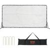 imageVEVOR Soccer Rebound Trainer Iron Soccer Training Equipment Sports Football Rebounder Wall DoubleSided Rebounding Net Easy Assembly Perfect for Backyard Practicing Solo Training Passing12x6FT