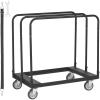 imageVEVOR Steel Panel Truck 1500 LBS Panel Dolly Cart with 5quot Swivel Casters and 3602quot x 2402quot Deck HeavyDuty Drywall Sheet Cart Handling Wall Panel Sheetrock Lumber for Garage Home Warehouse1500 LBS