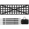 imageVEVOR Tailgate Net for Truck Bed 54 in x 18 in Cargo Net Durable with 4 Adjustable Buckle Straps CrossReinforced Design Extendable ampamp Durable Suitable for Truck Trailer Pickup Boat Jeep SUV54 in x 18 in
