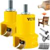 imageVEVOR Tenon Cutter 1quot254mm ampamp 15quot38mm ampamp 2quot508mm with Dual Straight Blades ampamp Button Screws Home Master Kit Premium Aluminum ampamp Steel Log Furniture Cutter Commercial Starters Tool for Home DIYCurved Blade10  20in