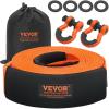 imageVEVOR Tow Strap with Hooks 2quot x 20 17000 lbs Heavy Duty Recovery Rope with Safety Hooks Car Heavy Duty Recovery Rope for Trucks Vehicles Towing Accessories Tow Cable for for Roadside Recovery3 x 30