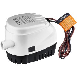 imageVEVOR 800 GPH Livewell Pump for Boat 12V Straight Livewell Aerator Pump with Dual Inlet ABA Housing ampamp Detachable Motor Cartridge CorrosionResistant LivewellBaitwell Pump for Freshwater SaltwaterSubmersible Bilge Pump