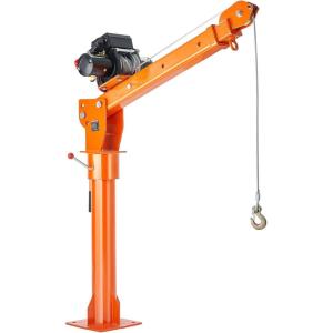 imageVEVOR Electric Pickup Truck Crane 1100 lbs Folding TruckMounted Bed Crane with Electric Winch 3500 lbs 360 Swivel for Lifting Goods in Construction Factory2200 lbs with Electric Winch 6000 lbs