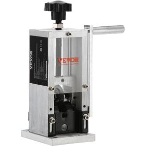 imageVEVOR Electric Wire Stripping Machine 006157 Automatic Stripper 370 W 88 ftmin With Extra Manual Crank 11 Channels Copper StripperHand Crank or Drill Powered