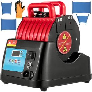imageVEVOR Mug Press 600W Mug Heat Press 4 In 1 Heat Press Bottle Red Mug Cup Heat Press Machine Mug Sublimation Heat Press for Transferring Pictures on 11oz 9oz 15oz 3oz Mugs Wine Glasses and BottlesRed