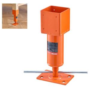 imageVEVOR Screw Jack Post 132quot187quot Height Range 4quot x 4quot Adjustable Shore Jack 24700 lbs Max Load Capacity Temporary House Jack Pole for Leveling Lifting Floor Crawlspace Basement Shore Beam