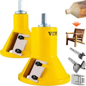 imageVEVOR Tenon Cutter 1quot254mm ampamp 15quot38mm ampamp 2quot508mm with Dual Straight Blades ampamp Button Screws Home Master Kit Premium Aluminum ampamp Steel Log Furniture Cutter Commercial Starters Tool for Home DIYStraight Blade10  20in