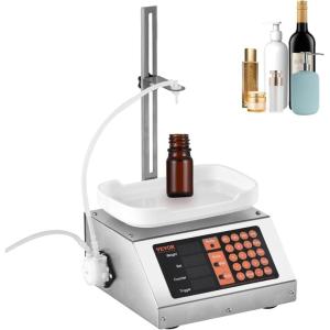 imageVEVOR Weighing Filling Machine 550g Digital Liquid Filling Machine 32Lmin Bottle Filling Machine Peristaltic Pump with Filling Speed Control Function for Perfume Cooking Oil Drink and Wine550g