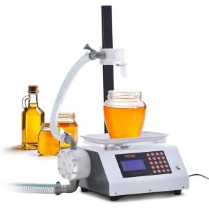 imageVEVOR Weighing Filling Machine 550g Digital Liquid Filling Machine 32Lmin Bottle Filling Machine Peristaltic Pump with Filling Speed Control Function for Perfume Cooking Oil Drink and Wine505000g