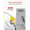 imageVEVOR 1 Inch NPT Automatic Fuel Nozzle Max Flow Rate 216 GPM Auto Shut Off Diesel Gas Pump Nozzle with 3Speed Trigger Lock ampamp 1316 in OD301 mm Spout for Gasoline Diesel Kerosene Green34 Fuel NozzleSwiveHook