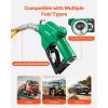 imageVEVOR 1 Inch NPT Automatic Fuel Nozzle Max Flow Rate 216 GPM Auto Shut Off Diesel Gas Pump Nozzle with 3Speed Trigger Lock ampamp 1316 in OD301 mm Spout for Gasoline Diesel Kerosene Green1 Fuel NozzleHook