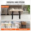 imageVEVOR 16 inch Trapezoid Steel Table Legs Replacement Furniture Legs Set of 2 for DIY Coffee Tables Modern Desks Bench Night Stands Sofa Max Load 400 lbs Heavy Duty Quick Instalation Legs BlackModern