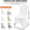 imageVEVOR 30 PCS White Folding Chair Covers  Ideal for Weddings Parties Dining and Banquets  Universal Washable Slipcovers for Folding Chairs  Elegant Event DcorWhiteb