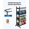 imageVEVOR 3D Printer Filament Storage Rack 5 Tier Heavy Duty Storage Shelves for 3D Printing Filaments Filament Spool Holders Racks for 3D Printing Studio Home Studio Office Workshop Shelf Only7Tier