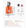 imageVEVOR 3in1 Electric Hoist Winch 1100 lbs Capacity 1500W Portable Power Winch 30 ft Lifting Height 16 ftmin with Wire and Wireless Remote Control for Garage Warehouse Factory Lifting Towing30 ft Lifting Height