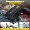 imageVEVOR 5000W Modified Sine Wave Power Inverter DC 12V to AC 120V Car Converter with LCD Remote Control USB Port AC Outlets Inverter for Truck RV2000W