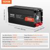 imageVEVOR 5000W Modified Sine Wave Power Inverter DC 12V to AC 120V Car Converter with LCD Remote Control USB Port AC Outlets Inverter for Truck RV5000 Watt