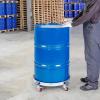 imageVEVOR 55 Gallon Heavy Duty Drum Dolly 1250lbs Load Capacity Barrel Dolly Cart Drum Caddy Non Tipping Hand Truck Capacity Dollies with Steel Frame 5 Swivel Casters Wheel for Warehouse Drum Handling4 Swivel