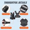 imageVEVOR Adjustable Weighted Vest 1120lb2032lbs35lbs40lbs Weight Vest with 6 Ironsand Weights and Reflective Stripe Workout Equipment for Strength Training Running Jogging2032 lbs
