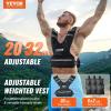 imageVEVOR Adjustable Weighted Vest 1120lb2032lbs35lbs40lbs Weight Vest with 6 Ironsand Weights and Reflective Stripe Workout Equipment for Strength Training Running Jogging2032 lbs