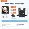imageVEVOR Adjustable Weighted Vest 1120lb2032lbs35lbs40lbs Weight Vest with 6 Ironsand Weights and Reflective Stripe Workout Equipment for Strength Training Running Jogging35 lbs